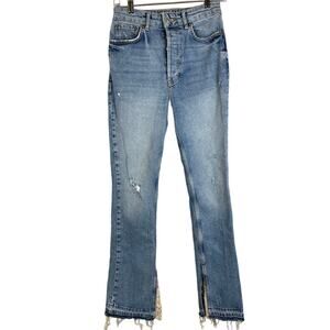 We The Free Light Blue Straight Leg Jeans
